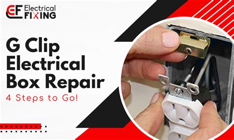 electrical box support clip|electrical box repair kit.